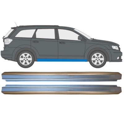 Painel de reparação da soleira para Fiat Freemont 2011-2015 / Esquerda+Direita / Conjunto 15006