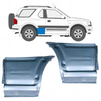 Painel de reparação do guarda-lamas traseiro para Opel Frontera B 1999-2002 / Esquerdo / Direito / Esquerda+Direita / Conjunto 12833