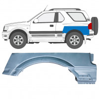 Painel de reparação da parte superior do guarda-lamas traseiro para Opel Frontera B 1999-2002 / Esquerdo 12835