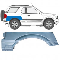 Painel de reparação da parte superior do guarda-lamas traseiro para Opel Frontera B 1999-2002 / Direito 12834