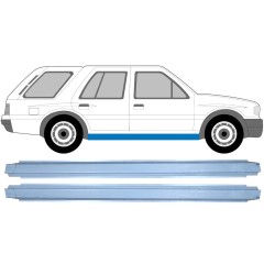 Painel de reparação da soleira para Opel Frontera A 1991-1999 / Esquerda = Direita (simétrico) / Conjunto 9549