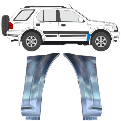 Painel de reparação do guarda-lamas dianteiro para Opel Frontera B 1999-2002 / Esquerda+Direita / Conjunto 10946