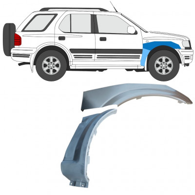 Painel de reparação do guarda-lamas dianteiro para Opel Frontera B 1999-2002 / Direito / Conjunto 11202