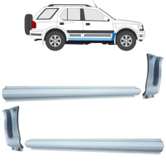 Painel de reparação da soleira com guarda-lamas dianteiro para Opel Frontera B 1999-2002 / Conjunto 11160