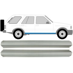 Painel de reparação da soleira para Opel Frontera B 1999-2002 / Esquerda = Direita (simétrico) / Conjunto 10476