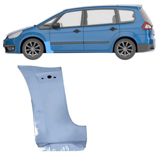 Painel de reparação do guarda-lamas dianteiro para Ford Galaxy 2006-2015 / Esquerdo 16179