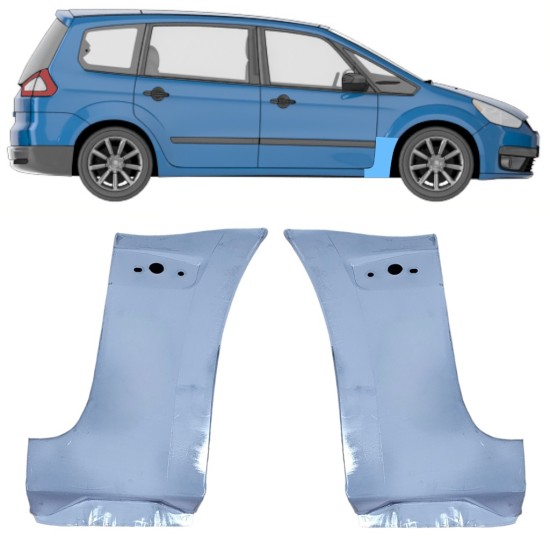 Painel de reparação do guarda-lamas dianteiro para Ford Galaxy 2006-2015 / Esquerda+Direita 16180
