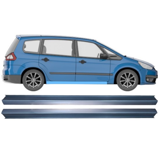 Painel de reparação da soleira para Ford Galaxy 2006-2015 / Esquerda+Direita / Conjunto 16188