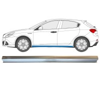 Painel de reparação da parte inferior da soleira para Alfa Romeo Giulietta 2010-2020 / Esquerdo 15003 Painel de reparação da parte inferior da soleira para Alfa Romeo Giulietta 2010-2020 / Esquerdo 15003