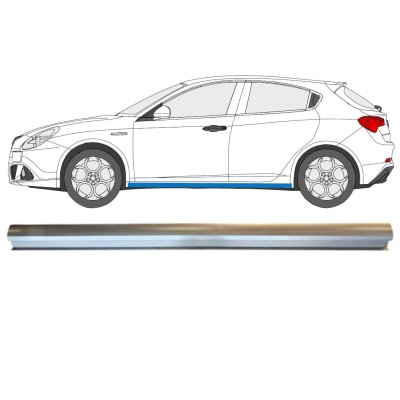 Painel de reparação da parte inferior da soleira para Alfa Romeo Giulietta 2010-2020 / Esquerdo 15003