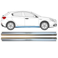 Painel de reparação da parte inferior da soleira para Alfa Romeo Giulietta 2010-2020 / Esquerda+Direita / Conjunto 15004 Painel de reparação da parte inferior da soleira para Alfa Romeo Giulietta 2010-2020 / Esquerda+Direita / Conjunto 15004
