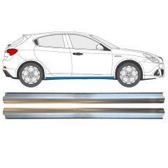 Painel de reparação da parte inferior da soleira para Alfa Romeo Giulietta 2010-2020 / Esquerda+Direita / Conjunto 15004