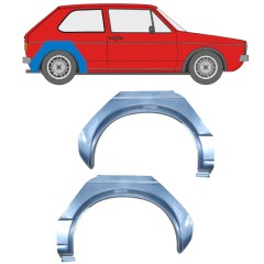 Painel de reparação do guarda-lamas traseiro para Volkswagen Golf 1 1974-1985 / Esquerda+Direita / Conjunto 9454