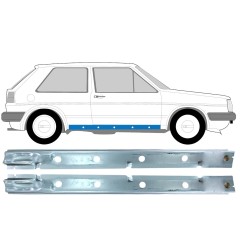 Painel de reparação interna da soleira para Volkswagen Golf 2 1982-1992 / Esquerda+Direita / Conjunto 11027
