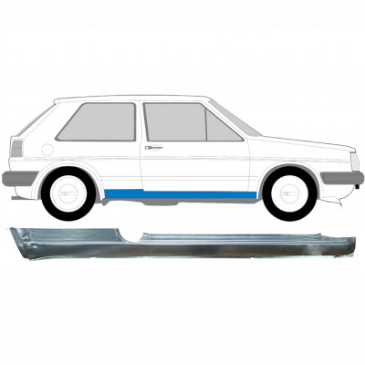 Painel de reparação da soleira para VW Golf 2 1982- / Direito 7097