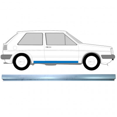 Painel de reparação da soleira para VW Golf 2 1982-1992 / Esquerda = Direita (simétrico) 11285