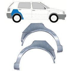 Painel de reparação do guarda-lamas traseiro para Volkswagen Golf 3 1991-1998 / Esquerda+Direita / Conjunto 12009