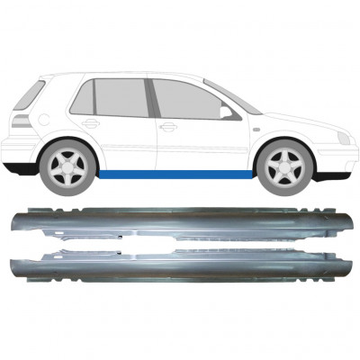 Painel de reparação da soleira para VW Golf 4 1997- / Esquerda+Direita / Conjunto 9243