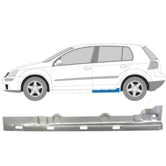 Painel de reparação interna da soleira para Volkswagen Golf 5 2003-2009 / Esquerdo 7086