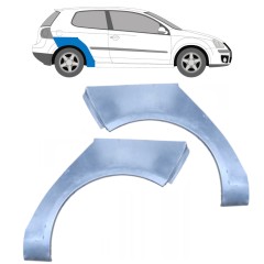 Painel de reparação do guarda-lamas traseiro para Volkswagen Golf 5 2003-2009 / Esquerda+Direita / Conjunto 9487