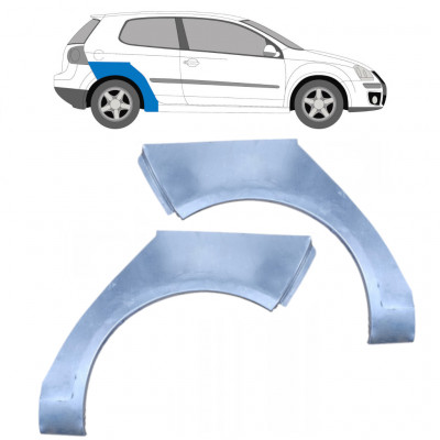 Painel de reparação do guarda-lamas traseiro para VW Golf 5 2003-2009 / Esquerda+Direita / Conjunto 9487