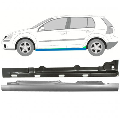 Painel de reparação interna e externa da soleira para VW Golf 5 2003-2009 / Esquerdo / Conjunto 11139