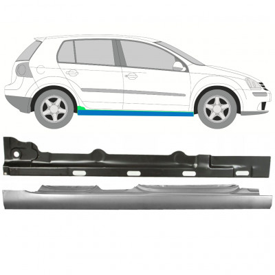 Painel de reparação interna e externa da soleira para VW Golf 5 2003-2009 / Direito / Conjunto 11138