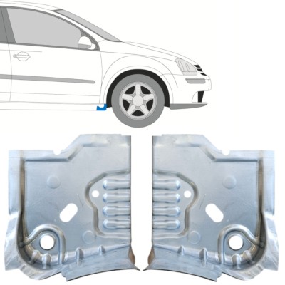 Painel de reparação do acabamento da soleira para Volkswagen Golf 5 2003-2009 / Esquerda+Direita / Conjunto 14909