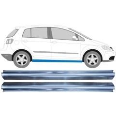 Painel de reparação da soleira para Volkswagen Golf Plus 2005-2013 / Esquerda+Direita / Conjunto 11927
