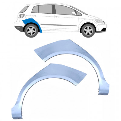 Painel de reparação do guarda-lamas traseiro para VW Golf Plus 2005-2013 / Esquerda+Direita / Conjunto 10090