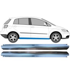 Painel de reparação da soleira para Volkswagen Golf Plus 2005-2013 / Esquerda = Direita (simétrico) / Conjunto 10484