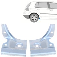 Painel de reparação do acabamento da soleira para Volkswagen Golf 5 2003-2009 / Esquerda+Direita / Conjunto 16114