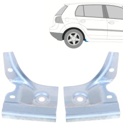 Painel de reparação do acabamento da soleira para Volkswagen Golf 5 2003-2009 / Esquerda+Direita / Conjunto 16114