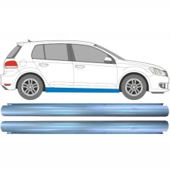 Painel de reparação da soleira para Volkswagen Golf 6 2008-2013 / Esquerda = Direita (simétrico) / Conjunto 10470