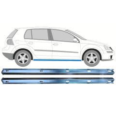 Painel de reparação interna da soleira para Volkswagen Golf 5 2003-2009 / Esquerda+Direita / Conjunto 11125