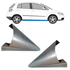 Painel de reparação da soleira para Volkswagen Golf Plus 2005-2013 / Esquerda+Direita / Conjunto 11576