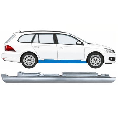 Soleira completa para Volkswagen Golf 6 2008-2013 / Direito / COMBI 17047