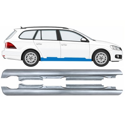 Soleira completa para Volkswagen Golf 6 2008-2013 / Esquerda+Direita / COMBI 17049