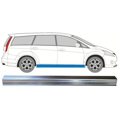 Painel de reparação da soleira para Mitsubishi Grandis 2004-2011 / Esquerda = Direita (simétrico) 14531