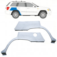 Painel de reparação do guarda-lamas traseiro para Jeep Grand Cherokee 2005-2010 / Esquerda+Direita / Conjunto 10657