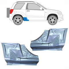 Painel de reparação do acabamento da soleira para Suzuki Grand Vitara 2005-2014 / Esquerda+Direita / Conjunto 10356