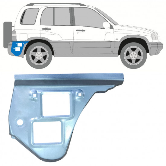 Painel de reparação do guarda-lamas traseiro para Suzuki Grand Vitara 1997-2005 / Direito 11692