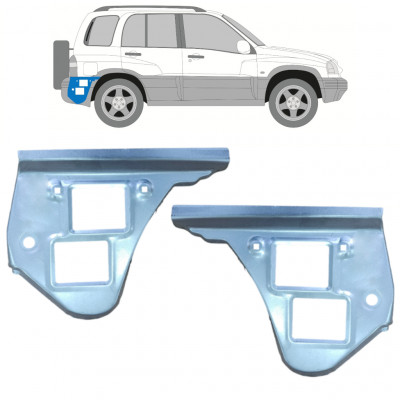 Painel de reparação do guarda-lamas traseiro para Suzuki Grand Vitara 1997-2005 / Conjunto 11698