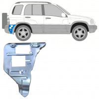 Painel de reparação do suporte do para-choque traseiro para Suzuki Grand Vitara 1997-2005 / Direito 11699