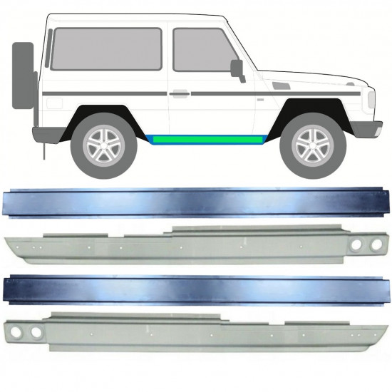 Painel de reparação interna e externa da soleira para Mercedes G-Class 1979-  11772