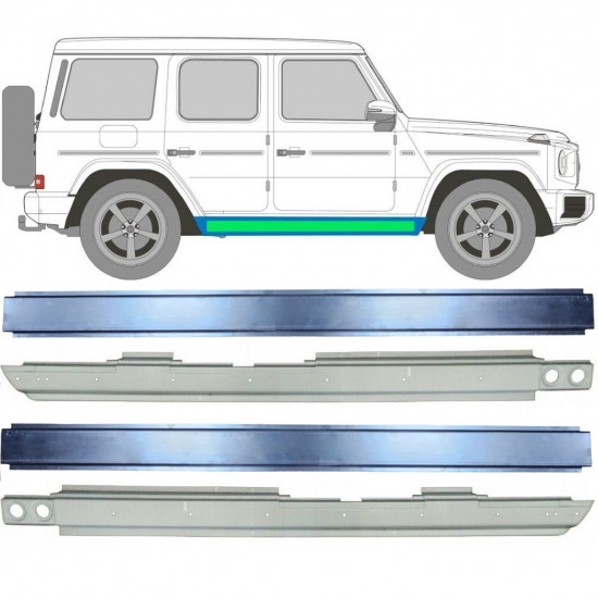 Painel de reparação interna e externa da soleira para Mercedes G-Class 1979-  11775