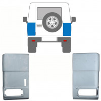 Painel de reparação do canto traseiro para Mercedes G-Class W463 1992- / Esquerda+Direita / Conjunto 10115