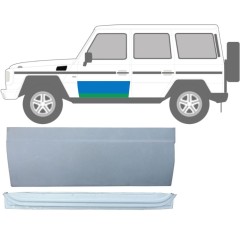 Painel de reparação interna e externa das portas dianteiras para Mercedes G-Class W460 W461 W463 1979- / Esquerdo / Conjunto 9466