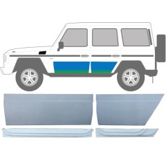 Painel de reparação interna e externa das portas dianteiras e traseiras para Mercedes G-Class W460 W461 W463 1979-2017 / Esquerdo / Conjunto 9470