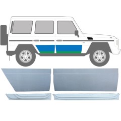 Painel de reparação interna e externa das portas dianteiras e traseiras para Mercedes G-Class W460 W461 W463 1979-2017 / Direito / Conjunto 9469